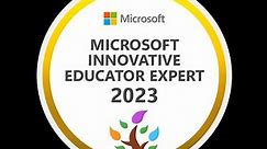 How to Download the MIEE Certificate 2023/Microsoft Innovative Educator Expert Badge 2023 frm credly