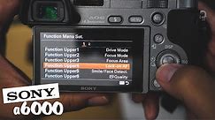 Sony a6000 Tutorial: My Custom Function Options Settings