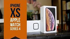 iPhone Xs & Apple Watch Series 4 Unboxing / First Look!