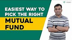 How to Pick the Right Mutual Fund Easily? | Choosing the Best Mutual Fund | ETMONEY