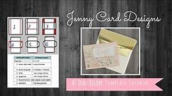 How to Make an Easy A7 (5x7) Envelope Tutorial | Jen-Velope Templates | DIY Crafts