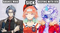 Hex mocks Miku, Kiara has Bronchitis, Nux and Rev beef
