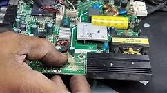 Haier 32" LED tv start then back off set repair on chauhan electronic led lcd service centre