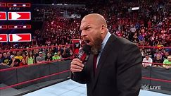 WWE Raw: Triple H addresses the WWE Universe