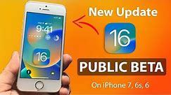 How to Install iOS 16 Public Beta Update on Older iPhone's - iPhone 7, 6s, 6, 6Plus🔥🔥