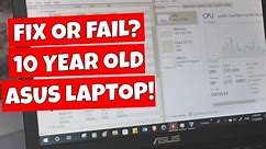 Fix Or Fail Making A 10 Year Old Laptop Useable in 2023 ASUS P550L