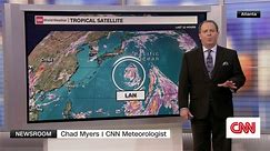 Typhoon heads toward Japan