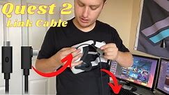 Quest 2 VR Link Cable - Guide of How to Set It Up, Connect it , and Use It!