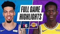 76ERS at LAKERS | FULL GAME HIGHLIGHTS | March 25, 2021