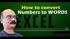 How to spell your numbers in Excel | How to convert numbers into words in Excel