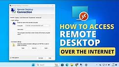 Access Remote Desktop Over the Internet [Outside Network]