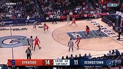Syracuse vs. Georgetown Game Highlights 2023-24 ACC Men's Basketball
