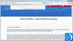 How To Jailbreak iOS 8.3 UNTETHERED iPhone 6/5S,5C,5,4S,4,ALL iPads & iPod 5G - pangu With Proof