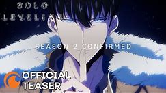 Anime update: Solo Leveling Season 2 confirmed, first teaser trailer out