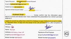 LIC E-NACH Registration Process | How to fill LIC eNACH Mandate form | Lic enach | Lic enach mandate