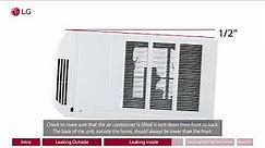 [LG Air Conditioners] How To Resolve Leaks From An LG Window Air Conditioner