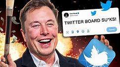Elon Musk Just Destroyed The Twitter Board!