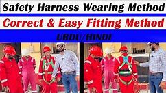 Safety Harness Wearing Method - How to Properly Wear a Full Body Harness - Work At Height