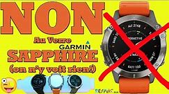 Le test des verres GARMIN SAPPHIRE vs GORILLA GLASS (dx et 3) des montres FENIX