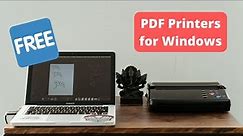 Best Free PDF Printers | Download PDF Printers in Windows and How to use it