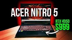 Acer Nitro 5 Unboxing Review (Cutdown)! 10+ Games, Benchmarks, Display Test! $999 RTX 4050 Laptop!