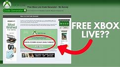 Can You Actually get Free Xbox Live Codes Online??