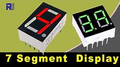 How to use LED seven segment display and calculate its resistors value
