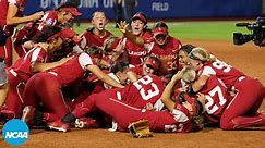 Watch the final out from Oklahoma softball's 2022 WCWS title