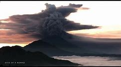 Watch how active Bali's volcano has been