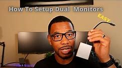 How To Setup Dual Monitors with Laptop| 2024 Easy Guide (Windows 10)