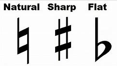 Accidentals: Sharps, Flats and Naturals (Notes) - Music Theory