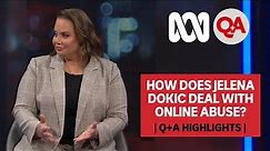 How Does Jelena Dokic Deal With Online Abuse? | Q+A