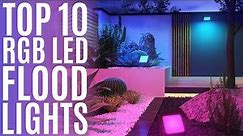 Top 10: Best RGB LED Flood Lights of 2022 / Outdoor Color Changing LED Floodlight