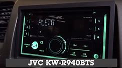 JVC KW-R940BTS Display and Controls Demo | Crutchfield Video