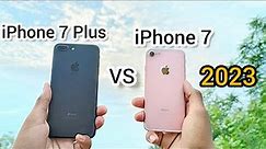 iPhone 7 Plus VS IPhone 7 in 2023 | Detailed Comparison in Hindi | Camera Test | Gaming Test🔥