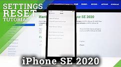 How to Reset Settings in iPhone SE 2020 – Restore Default Settings