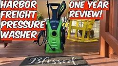 Harbor Freight Portland 1750 PSI Pressure Washer One Year Review!