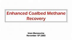 PPT - Enhanced Coalbed Methane Recovery PowerPoint Presentation, free download - ID:2971419