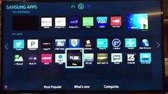 Samsung TV App Delete