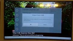 SAMSUNG SMART TV Channel List Import and Export