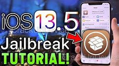 NEW Jailbreak iOS 13.5 Unc0ver! How to Jailbreak iOS 13 WINDOWS or MAC!