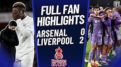 Arsenal OUT & SMASHED🚨Arsenal 0-2 Liverpool Highlights
