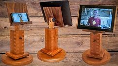 How to make an adjustable and rotating cell phone / tablet stand