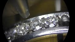 How to Pave Diamond set an eternity ring!