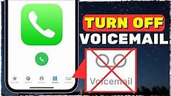How to Turn OFF Voicemail on iPhone (2024)
