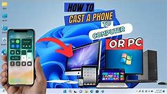 How to Cast A Phone to Computer or PC _ How to Cast Phone to Windows PC