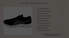 ASICS - Mens Gel-Excite 6 Shoes, 9 UK, Black/White