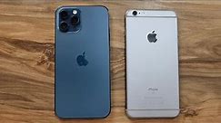 iPhone 12 Pro Max vs iPhone 6s Plus in 2022