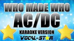 AC/DC - Who Made Who (Karaoke Version)