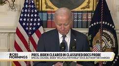 Biden disputes special counsel findings, insists his memory is fine